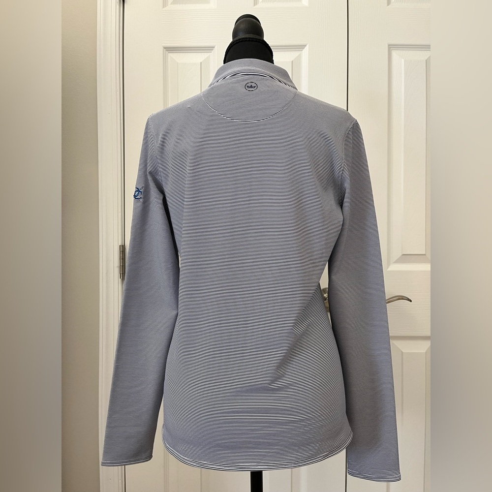 Peter Millar Navy Striped Full Zip Jacket Size S NWT ⭐️ - Picture 3 of 12